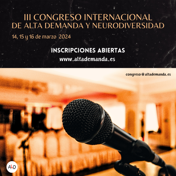 III Congreso Internacional Alta Demanda y Neurodiversidad