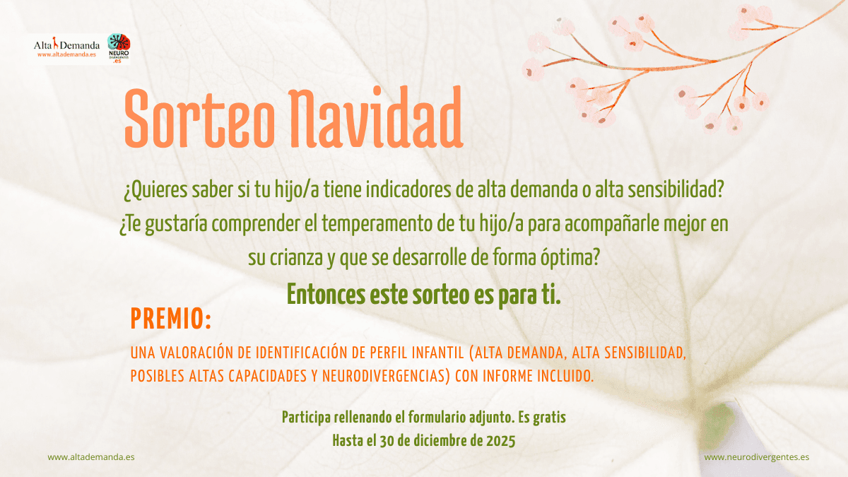 Sorteo Navidad identificación alta demanda